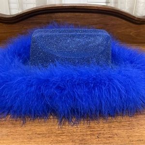 Feather Glitter Cowboy Hat